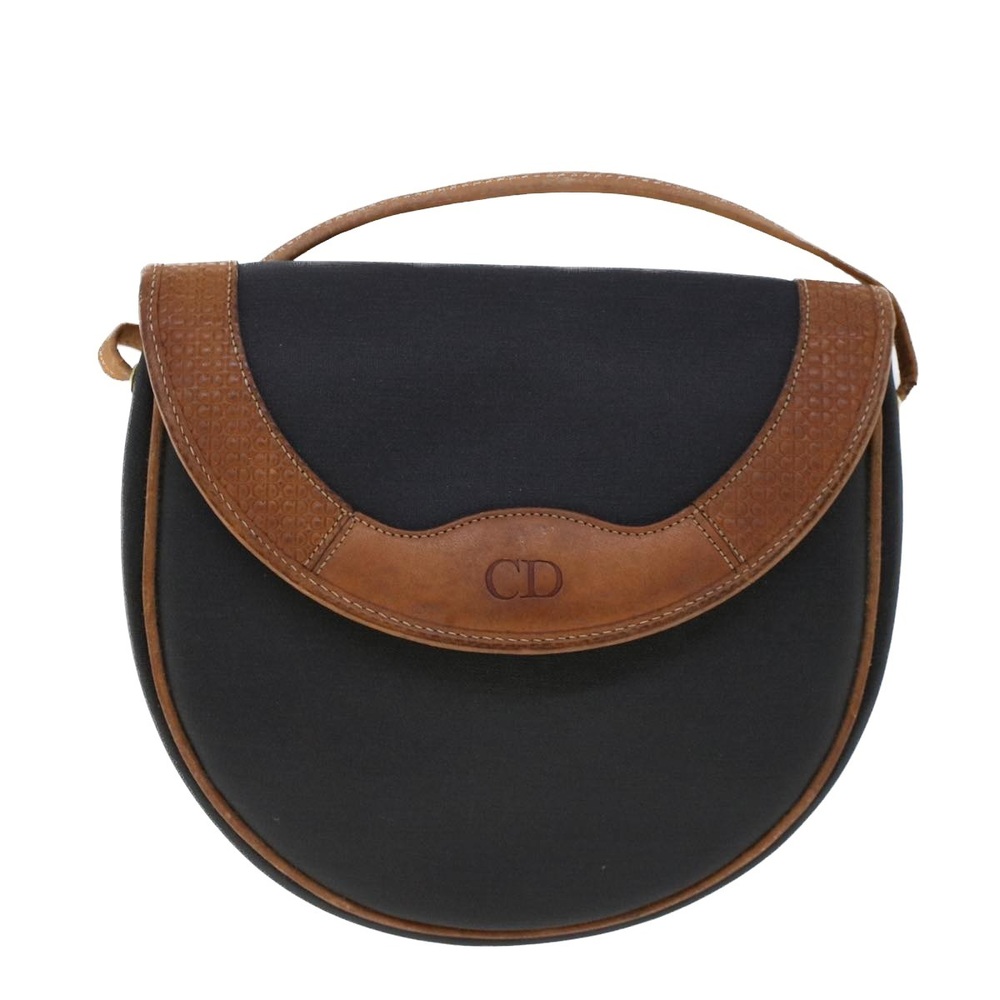 Christian Dior Shoulder Bag Leather Black Auth ep1698 - Picture 13 of 16